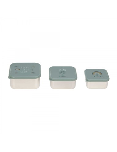 Snackbox 3pcs. Acero inoxidable EXPLORER Lässig