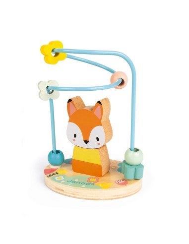 Looping y encajable de  madera Zorrito