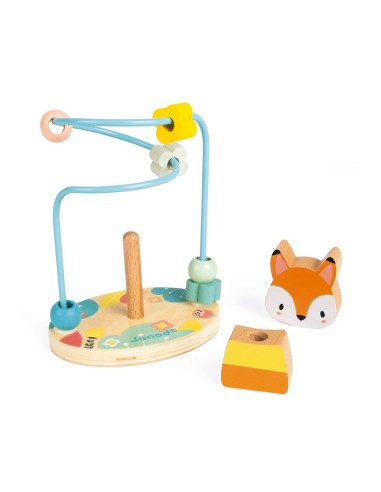 Looping y encajable de  madera Zorrito