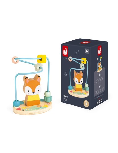 Looping y encajable de  madera Zorrito