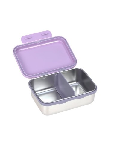 Fiambrera de acero HEART LILAC Lässig