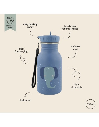 Botella acero inoxidable 350ml Mrs. Elephant Trixie