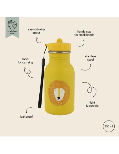 Botella acero inoxidable 350ml LION Trixie