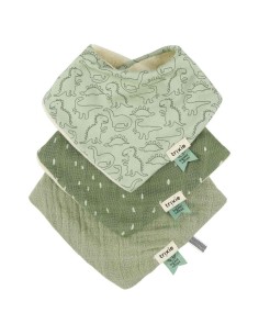 Pack de 3 bandanas 100% algodón - Daring DinoTrixie